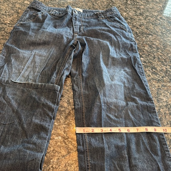 Christopher & Banks Boho style baggy wide leg jeans 10 - Picture 14 of 14